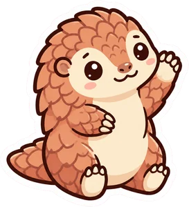 rollo sticker: half unrolled