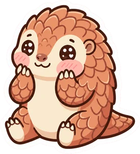 rollo sticker: blushing
