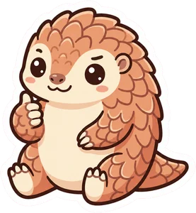 rollo sticker: thumbs up