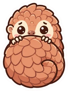 rollo sticker: peeking