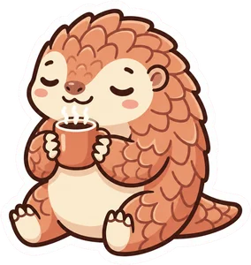 rollo sticker: coffee